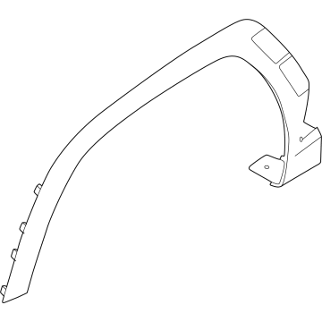 Hyundai 87711-N9000-CA GARNISH ASSY-FNDR SIDE, LH