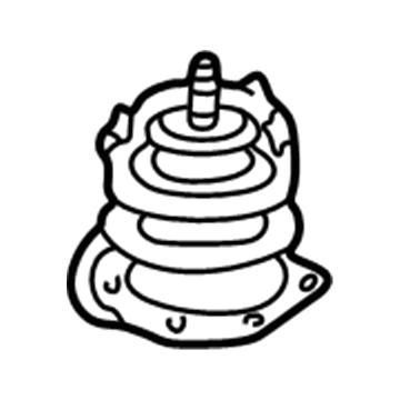 Honda 50810-S84-A84 Rubber Assy., RR. Engine Mounting (Ecm)