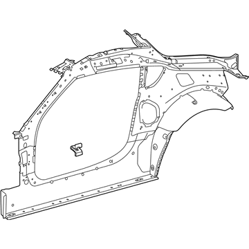 Toyota 61014-WAA01 Inner Uniside