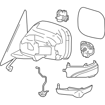 Infiniti 96301-1V91D Door Mirror Assy-RH