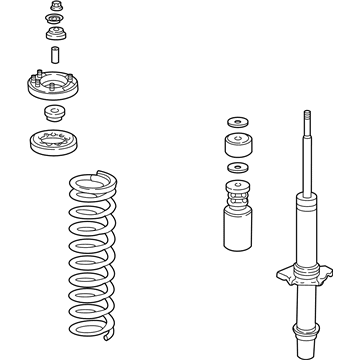 Acura 51602-S3M-A03 Shock Absorber Assembly, Left Front