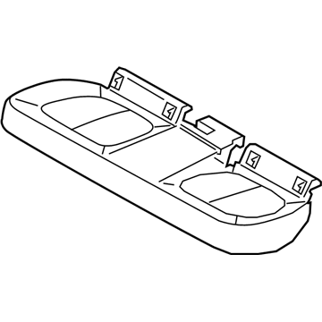 BMW 52-20-7-460-903 Foam Section, Basic, Seat