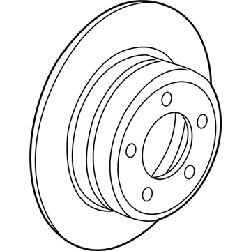 BMW 34-21-2-227-178 Brake Disc, Ventilated, Right