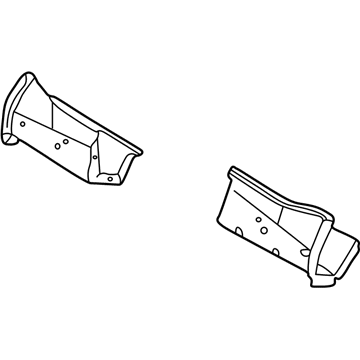 BMW 41-11-7-028-595 Connection Pcs, Wheel House/Entrance, Left