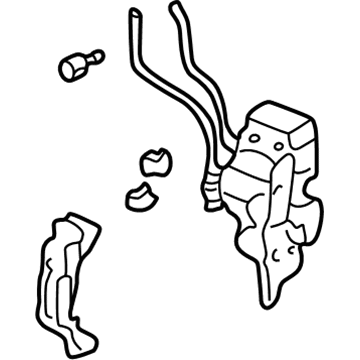 Acura 72110-ST7-A02 Lock Assembly, Right Front Door