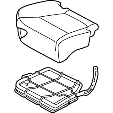 Kia 892001U010SAL Cushion Assembly-2ND Seat