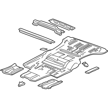 Acura 65200-S3V-A11ZZ Panel Sub, Floor