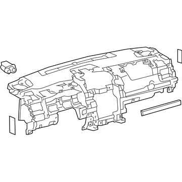 Toyota 55301-06210-C0 Instrument Panel