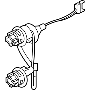 Kia 92451H9000 Rear Holder & Wiring