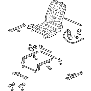 Honda 81126-SZA-A61 Frame, R. FR. Seat