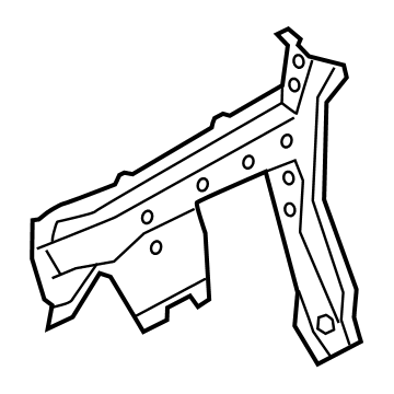 BMW 41-00-7-933-513 LEFT ENGINE COMPARTMENT PART