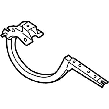 BMW 41-00-7-440-698 Right Trunk Lid Hinge