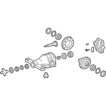 Lexus 41110-50302 Carrier Assembly, Differential