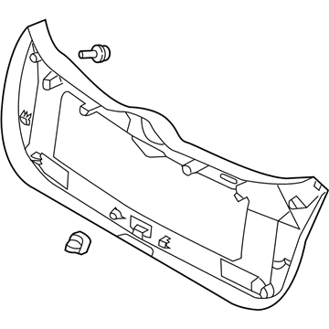 Kia 817501M500VA Trim Assembly-Trunk Lid