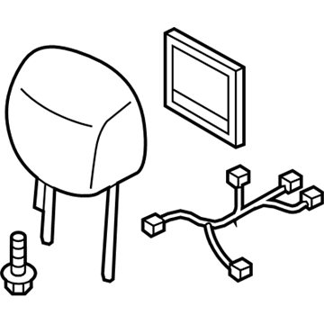 Infiniti 86400-1LF0A HEADREST-Front