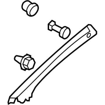 Honda 84151-SWA-A01ZA Garnish Assy., L. FR. Pillar *NH302L* (PALE QUARTZ)