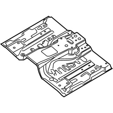 Nissan 74312-9BU0A FLOOR-FRONT