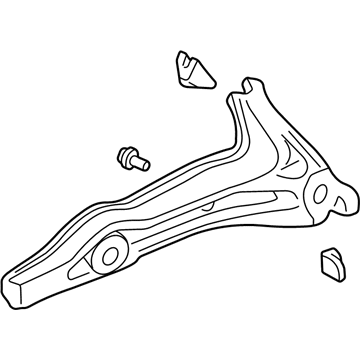 Honda 52370-S10-A12 Arm, Right Rear Trailing (Abs)