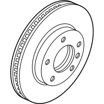 BMW 34-11-2-282-446 Brake Disc, Ventilated, Right