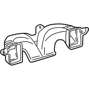 Lexus 55844-60220 Duct, Heater To Register, Center