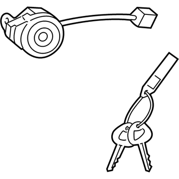 Hyundai 81900-2SA00 Key Sub Set-Steering Lock