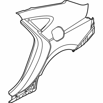 Hyundai 71504-L0C00 Panel Assembly-Quarter Outer, RH