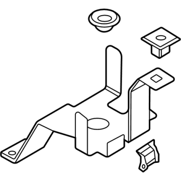 BMW 17-13-8-095-707 BRACKET EXPANSION TANK