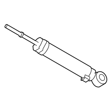 Kia 553102J100 Rear Shock Absorber Assembly, Left