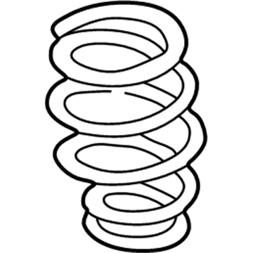 Mopar 4895297AA Front Coil Spring