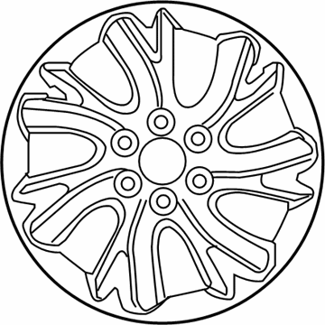 Infiniti D0300-5ZA3A Aluminum Wheel