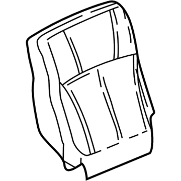 GM 89043408 Seat Back Cover