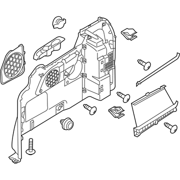 Kia 85730A9040DAA Trim Assembly-Luggage Side