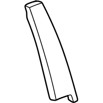 Honda 72430-S82-A00 Garnish, R. FR. Door Sash