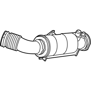 BMW 13-71-8-639-010 Clean Air Pipe, Top