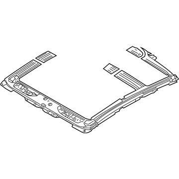 BMW 54-10-7-078-217 Sliding Roof Frame