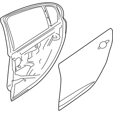 GM 92260135 Door Shell