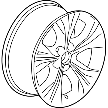 GM 23105066 Wheel, Alloy