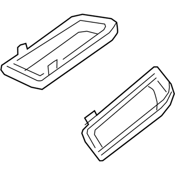 Kia 92812A9000 Lens-Overhead CONSOL