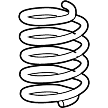 Honda 51401-T5R-A11 Spring, Front