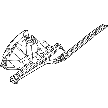 BMW 41-14-8-398-653 Front Left Wheelhouse