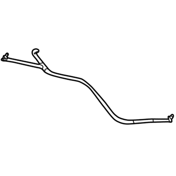 GM 25740127 Radiator Surge Tank Inlet Hose Assembly