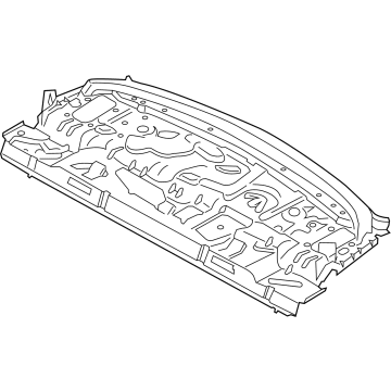 BMW 41-00-7-955-518 PARTITION, UPPER TRUNK