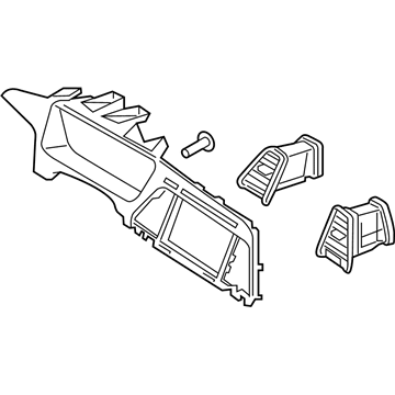 Hyundai 84740-E6000-4X Panel Assembly-Center Facia, Upper