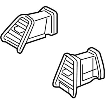 Hyundai 97410-C1000-VDA Duct Assembly-Center Air Ventilator, LH