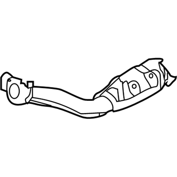 Nissan 200A0-4BA2A Exhaust Tube, Front W/Catalyst Converter
