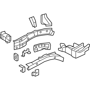 Honda 60910-SZA-A00ZZ Frame, L. FR. Side