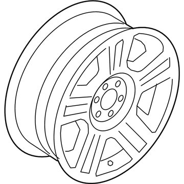 Ford 7L3Z-1007-F Wheel