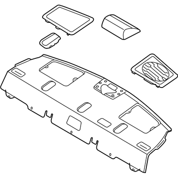 Hyundai 85610-1E200-OR Trim Assembly-Package Tray