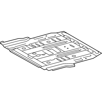 Lexus 58311-60B40 Pan, Rear Floor