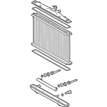 Lexus 16041-31620 Radiator Assembly, No.2